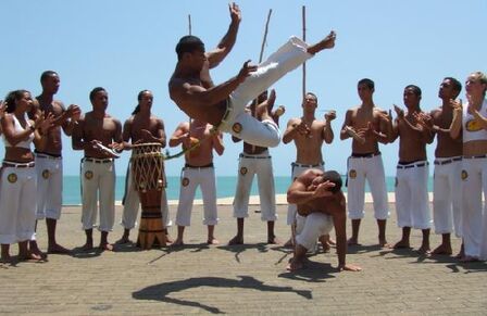 Roda de capoeira em Veraluna, PB.
