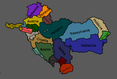 Map of Balkan States