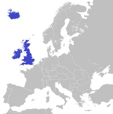 Localización de Reino Unido