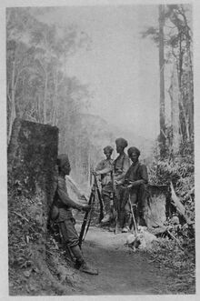 Tropas de Indore en un cruce de caminos