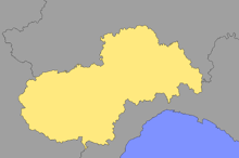 Location of Piedmontese Federation
