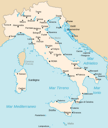 Location of Italian Republic