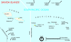 Samoa islands 2002