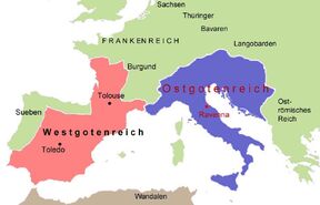 Ostgotenreich-Westgotenreich