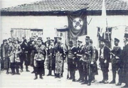 "Lègion Charlemagne brigades in the town of Pelargos