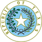 Seal of the Republic of Texas (colorized)