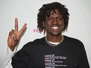 Emmanuel Jal en el Festival de Cine de TriBeCa de Nueva York, 2008.