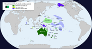 Location of the CANZ and integral territories.