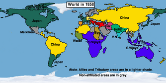 Easternized World in 1858