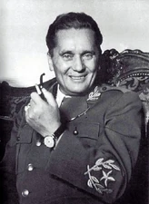 Josip Broz Tito (Revolutionsgeneral und 1960 - 1981 Staatsvorsitzender der Volksrepublik Serbien)