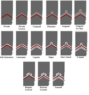 rank insignias of the polish army
