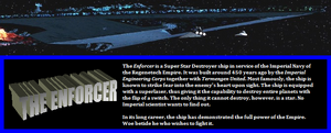 The Empire's saved file on the Enforcer