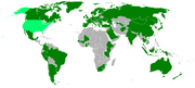 Countries visited by President McCain