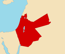 Location of Greater Jewish State of Israel