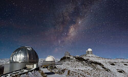 Milky Way Shines over Snowy La Silla