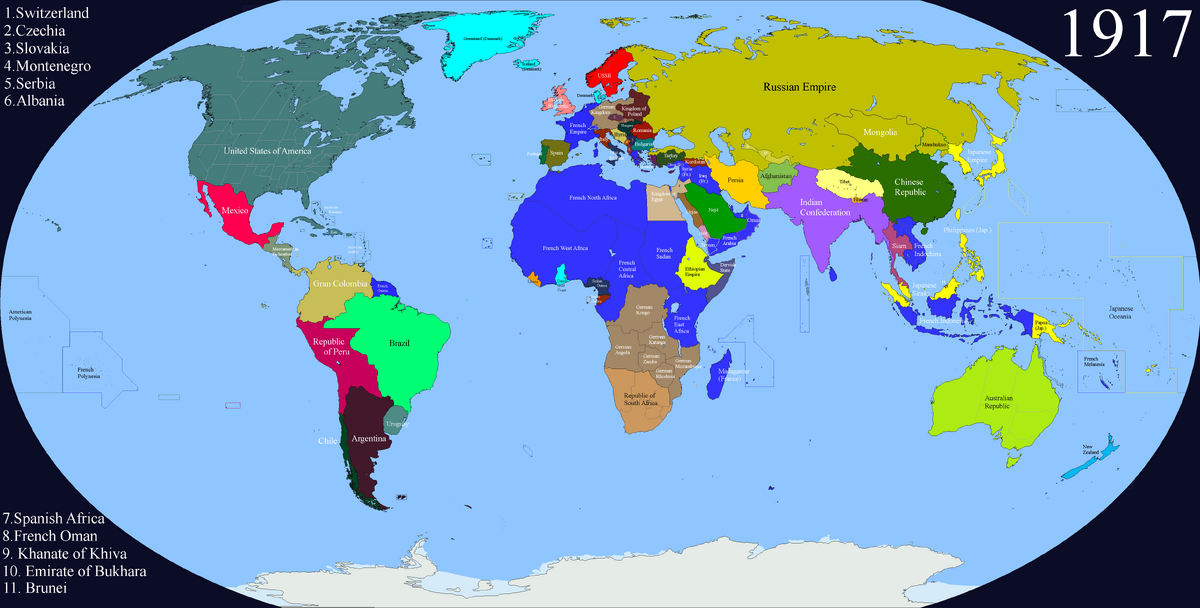 Pax britannica карта