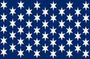 Francis Hopkinson's 50 star naval jack