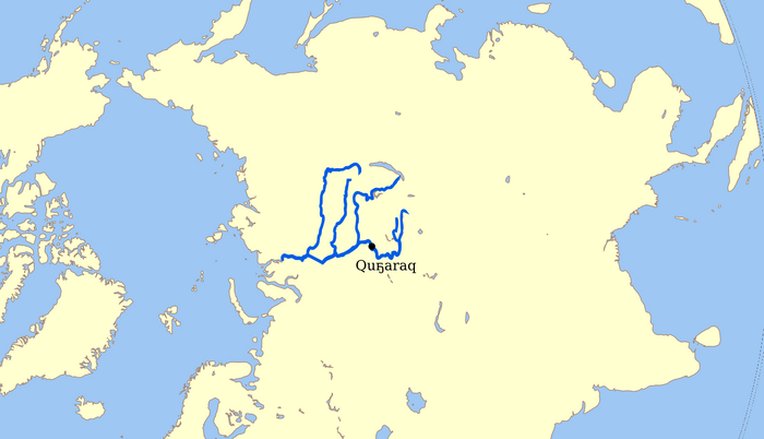 Quҕaraq and environs (Siberian Rome)