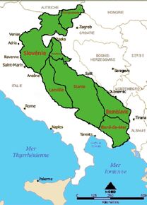Carte administrative du Lakistan.