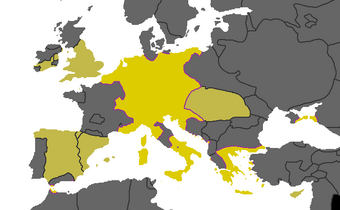 Holy Roman Empire Principia Moderni Ii Map Game Alternative History Fandom
