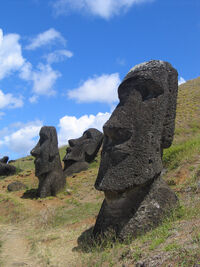 Moai Rano raraku