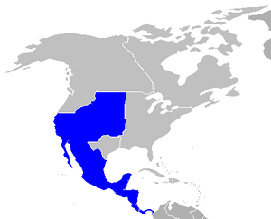 Northamerica map highlight mexico