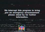 A programação a NBC e Interrompida