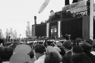 Церемония перезахоронения Ласло Райка