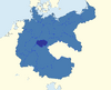 Map of Thuringia 1945-1991