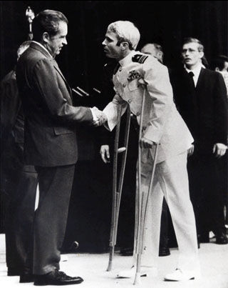 File:President Richard Nixon Shaking Hands with Admiral John S. McCain Jr.jpg  - Wikimedia Commons