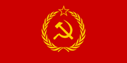 erroneous depiction of the USSR's flag based on a painting of Lenin