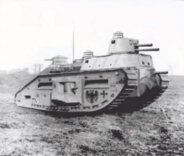 Deutsch-französische Panzerfestung Char B1A, Westfront 1953