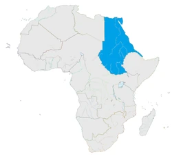 Ubicación de Egipto