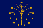 Flag of Indiana.