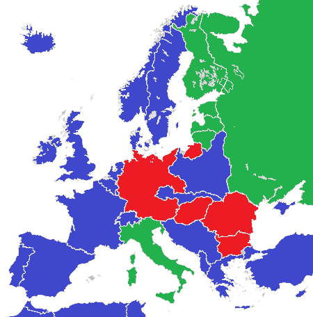 allied powers map ww2