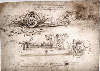 Sensenwagen eingesetzt 1512 gegen die Franzosen