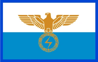 Flag of the Bavarian Reich, designed by Adolf Hitler