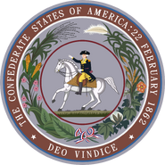 The seal of the Confederate States of America