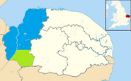 Blue = Newolland, Green = Woodbridge