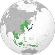 Japanese Empire (orthographic projection)