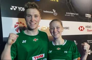 Tomás Judhael and Delfena Manthal, Gallish badminton team