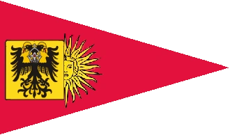 Flagge Reichsitalienische Flotte 1466 - 1703