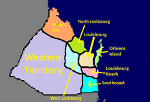 Location of French Australia