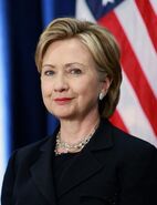 Hillary Clinton, 2012 presidential nominee, U.S. Senator of New York since 2001