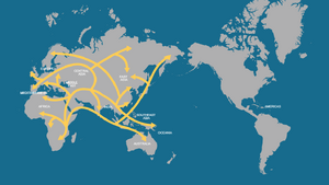 Map of Human Migration (Blank Slate)