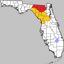 Location of Gainesville