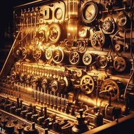 A large-scale Rechenmaschine on display at the Smithsonian Institution of Technological History, dated to 1904