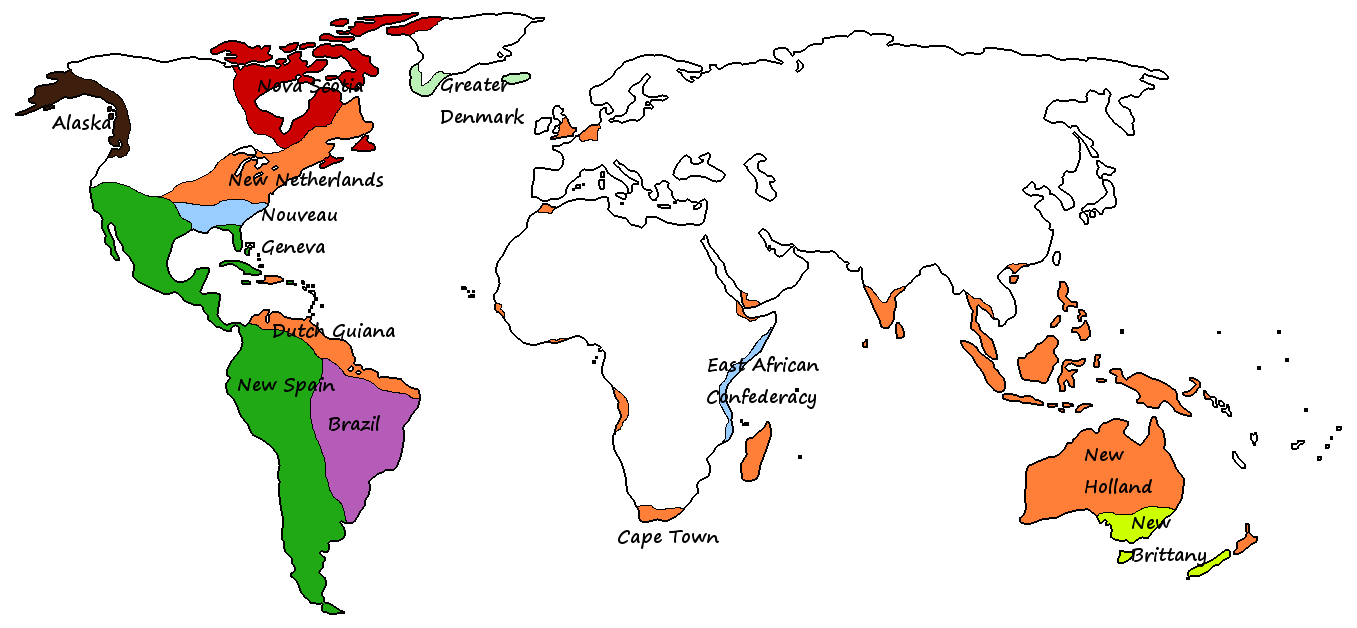 dutch colonial empire map