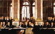 Signing of the Treaty of Versailles