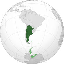 Location of Argentine Republic